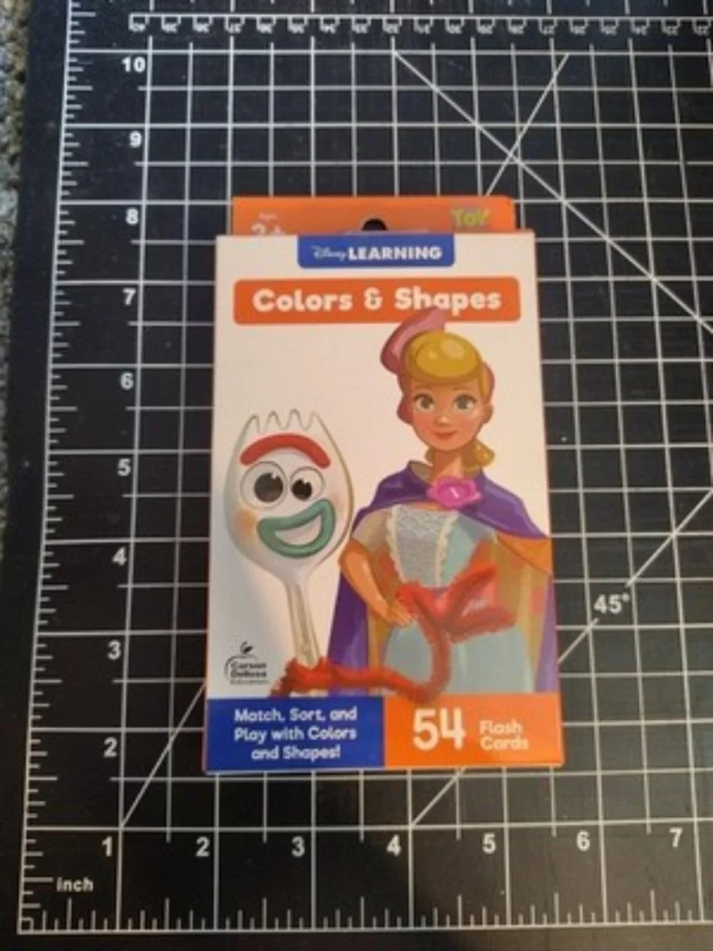 Toy Story 4 Colors and Shapes Flashcards 54 Learning Cards Brand NEW